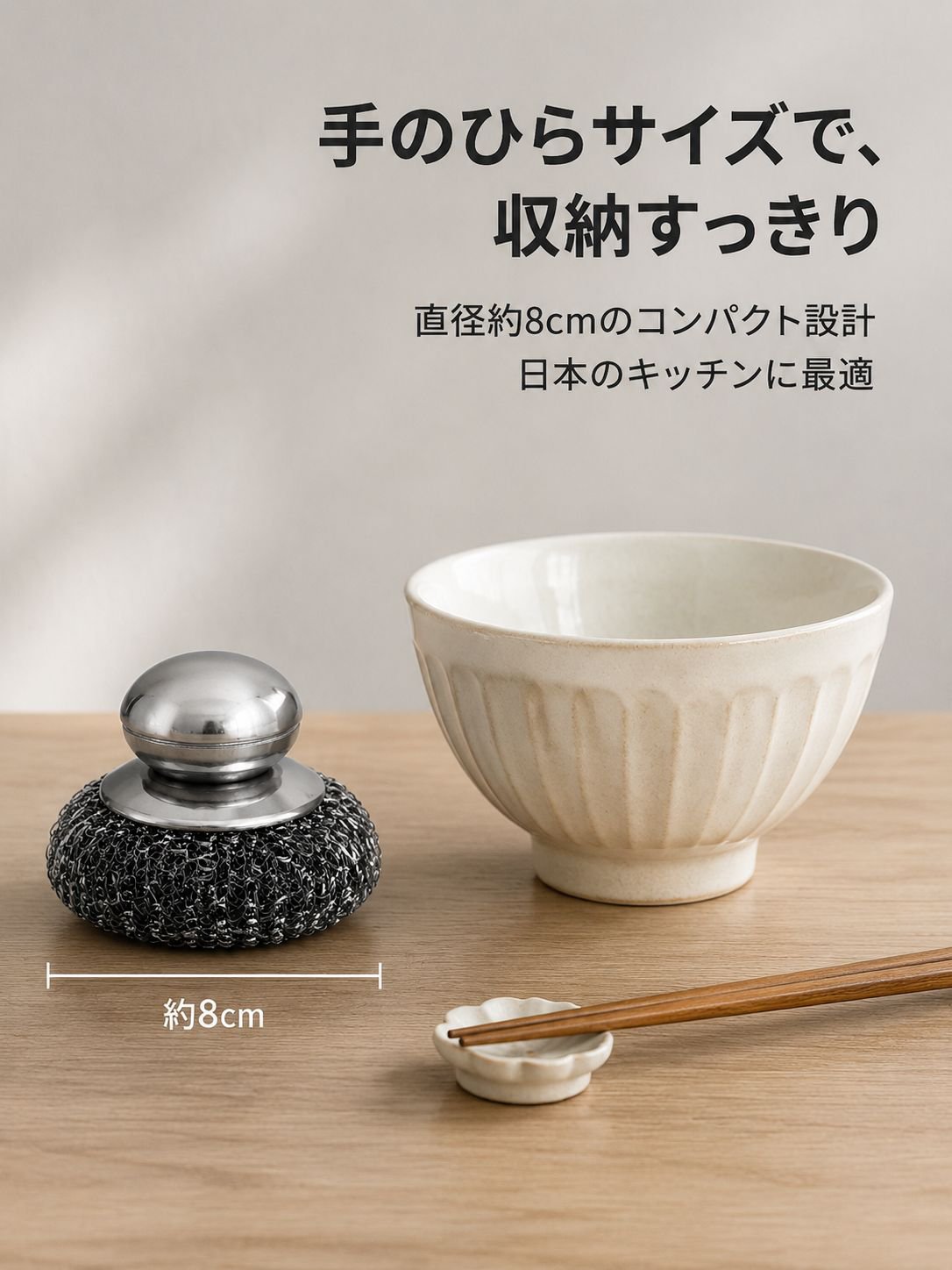清掃作業に便利なワイヤーブラシ
