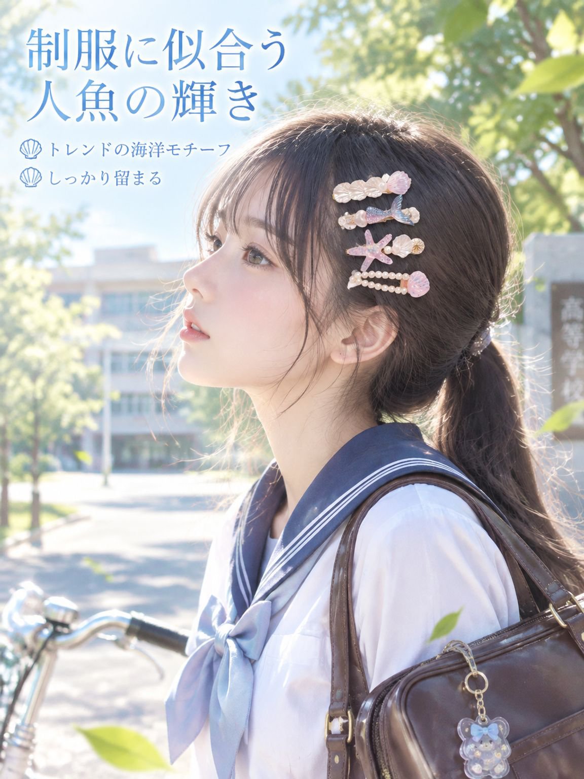 ダッカールクリップ・おしゃれヘアアクセサリー