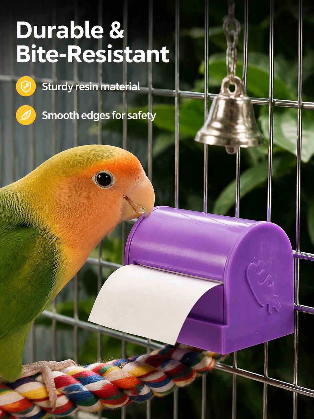 Interactive parrot toy for mental stimulation