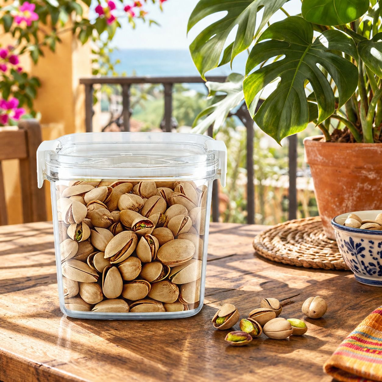 Bote hermético multifuncional para café y té en cocina moderna