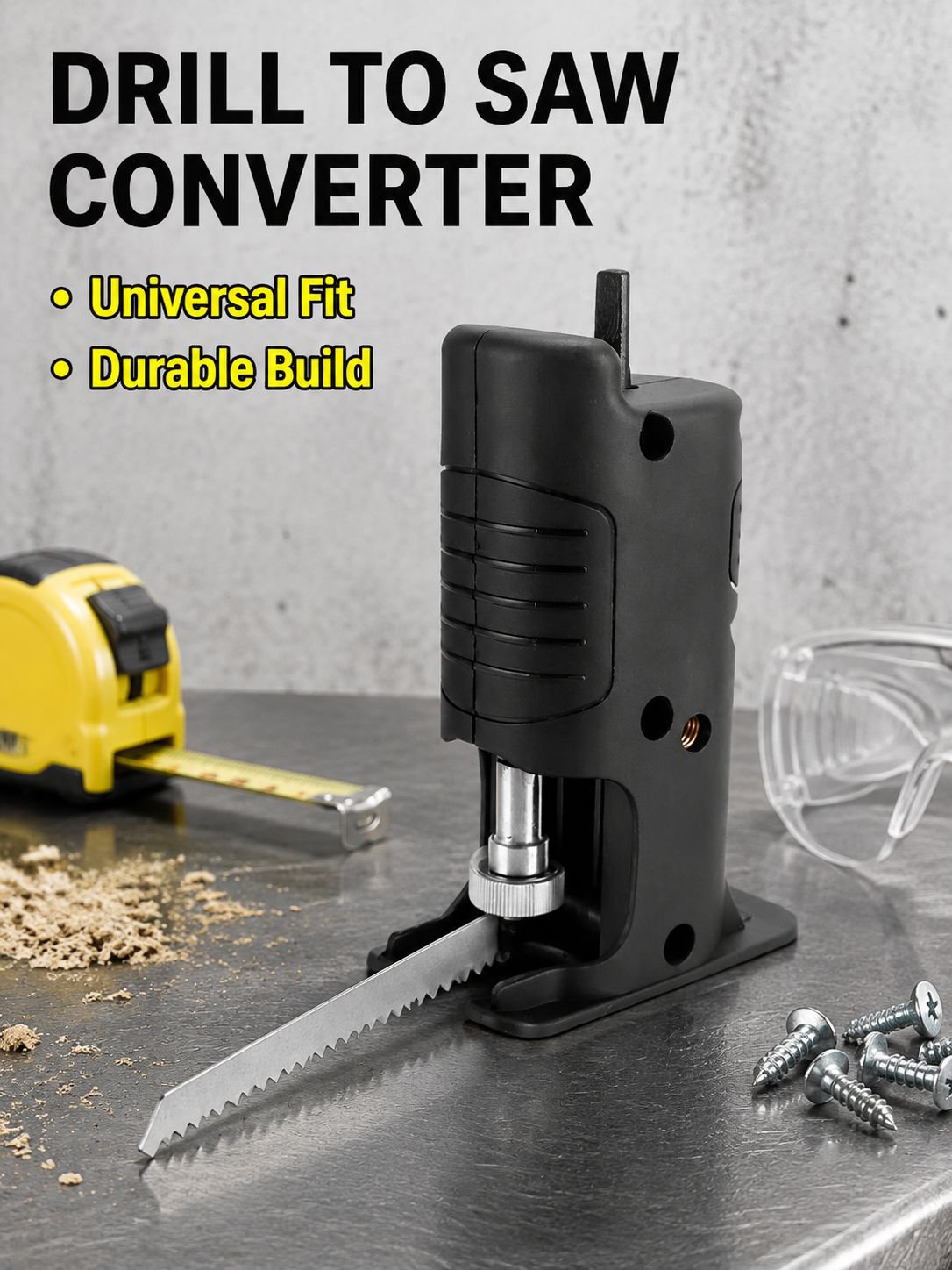 Cordless Drill Reciprocating Saw Electric Woodworking Handheld Attachment