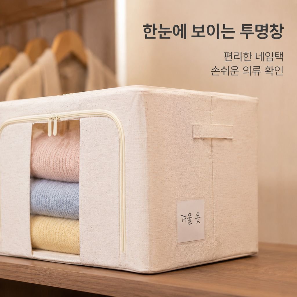다용도 이불 정리 박스