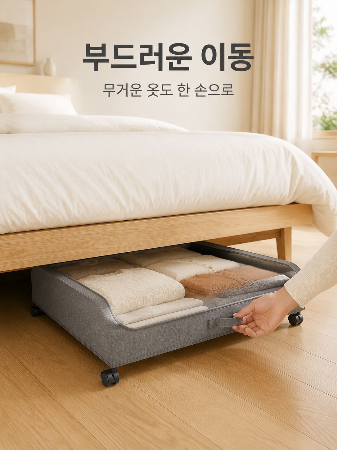 접이식 디자인의 수납박스 접는 방법