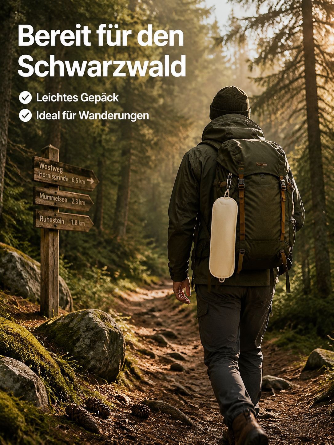 Tragbarer Outdoor-Faltstuhl zusammengeklappt