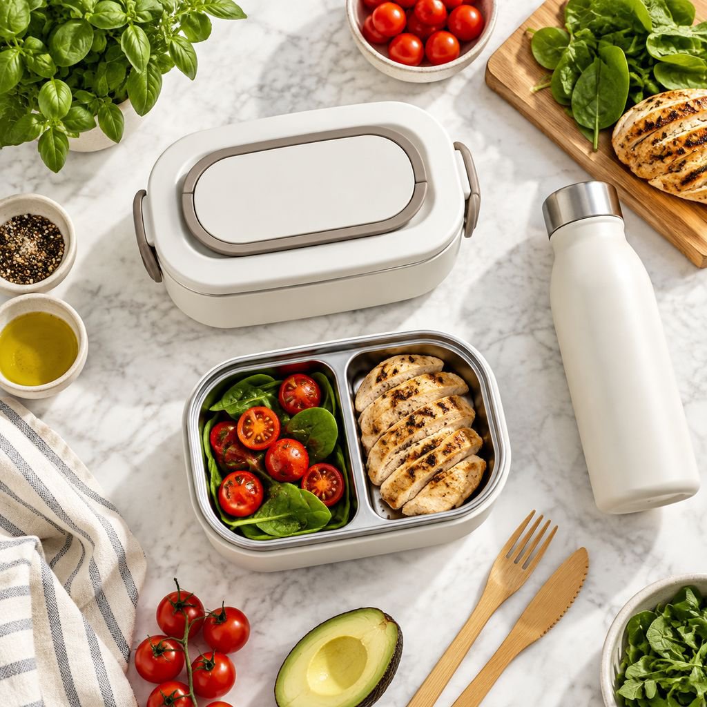 Stainless steel airtight lunch box