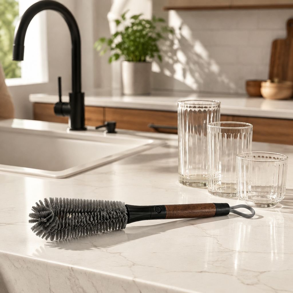 Multi-Functional Bendable Cup Brush