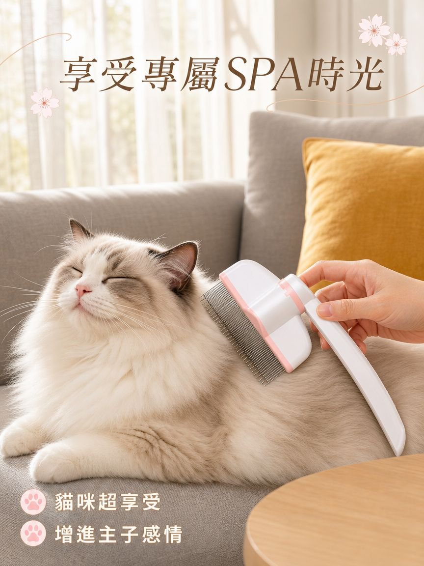 開結寵物去浮毛梳子