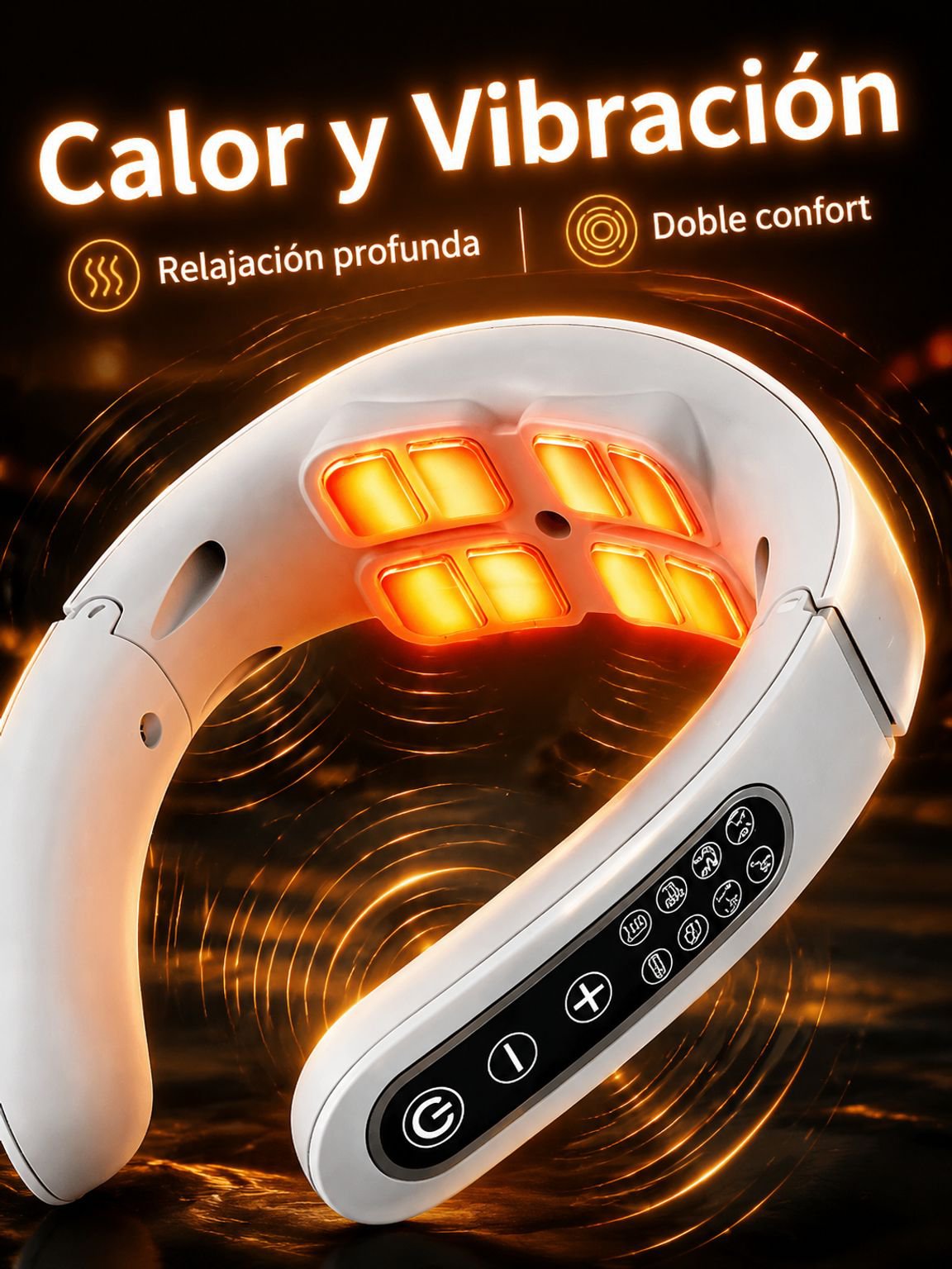 Masajeador de cuello portátil Home Smart