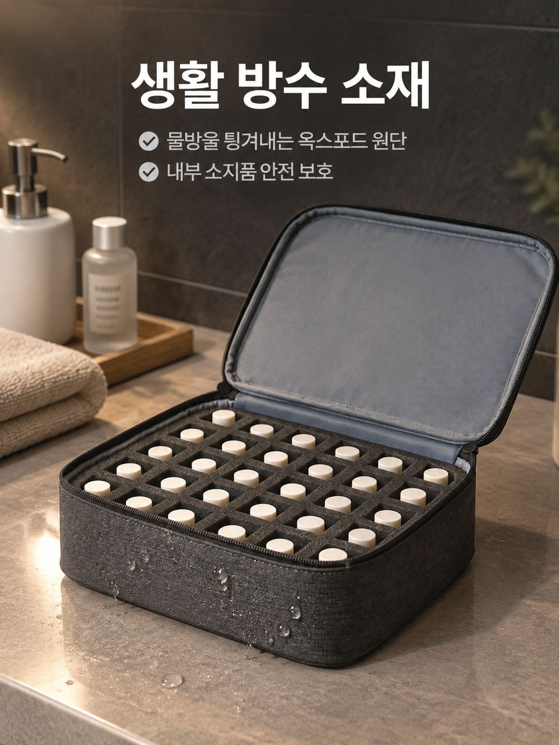여행용 휴대용 화장품 파우치 세면 파우치