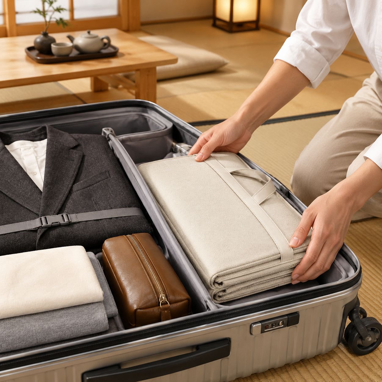 旅行多機能収納バッグ