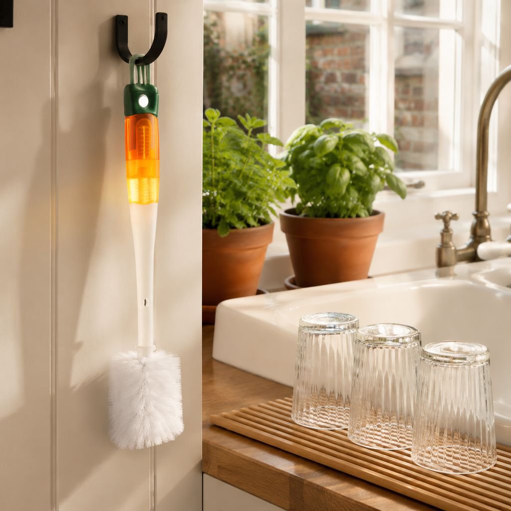 Reusable and eco-friendly 5-in-1 cup cleaning brush set