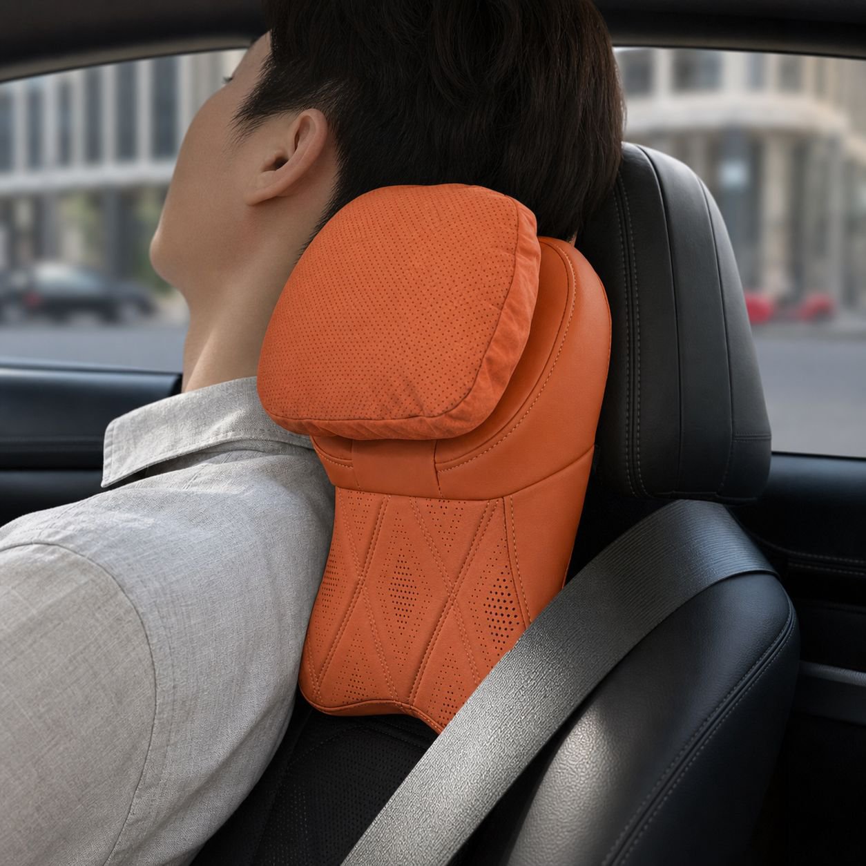 Reposacabezas FEBO para Mercedes-Benz, Maybach, BMW y Tesla, alivia la fatiga del cuello
