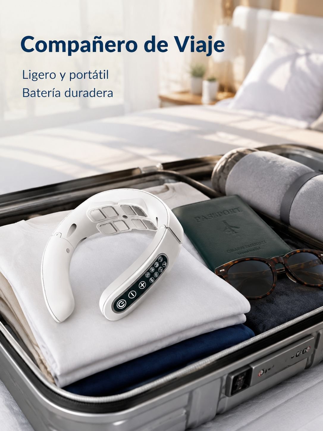 Masajeador de cuello portátil Home Smart