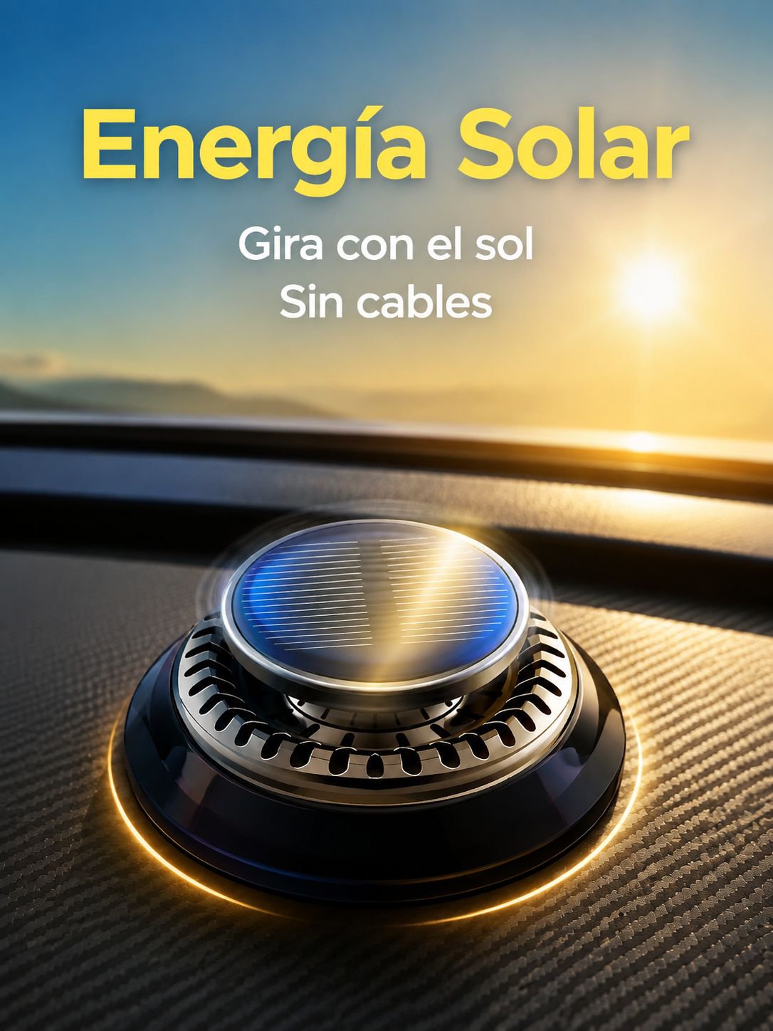 Aromaterapia solar para coche a prueba de nieve SL