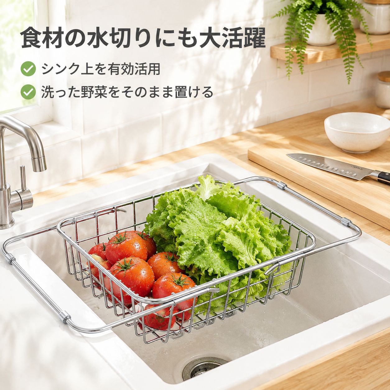 キッチン収納水切りラック