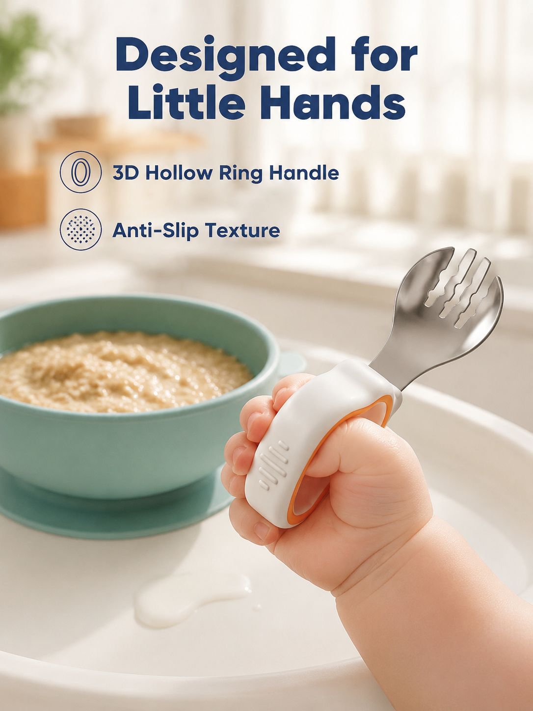 Stainless Steel Bent Spoon for Kids