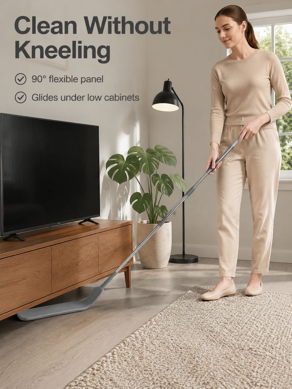 Extendable and extended gap duster