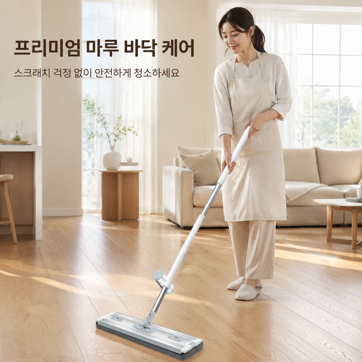 2026년 신형 가정용 손세탁 필요 없는 평판 밀대 게으른이 청소기