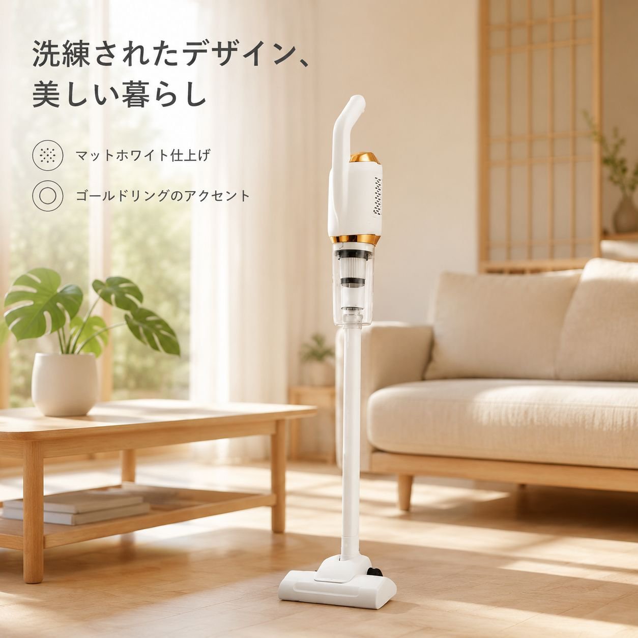 強力吸引コードレスハンディ家庭用掃除機