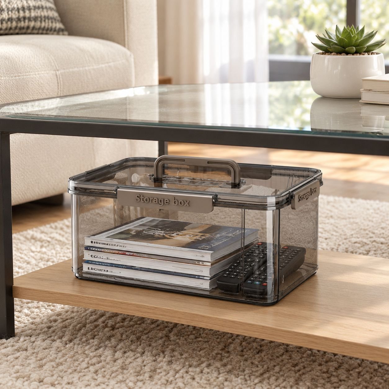 Box is perfect for organizing and storing household items