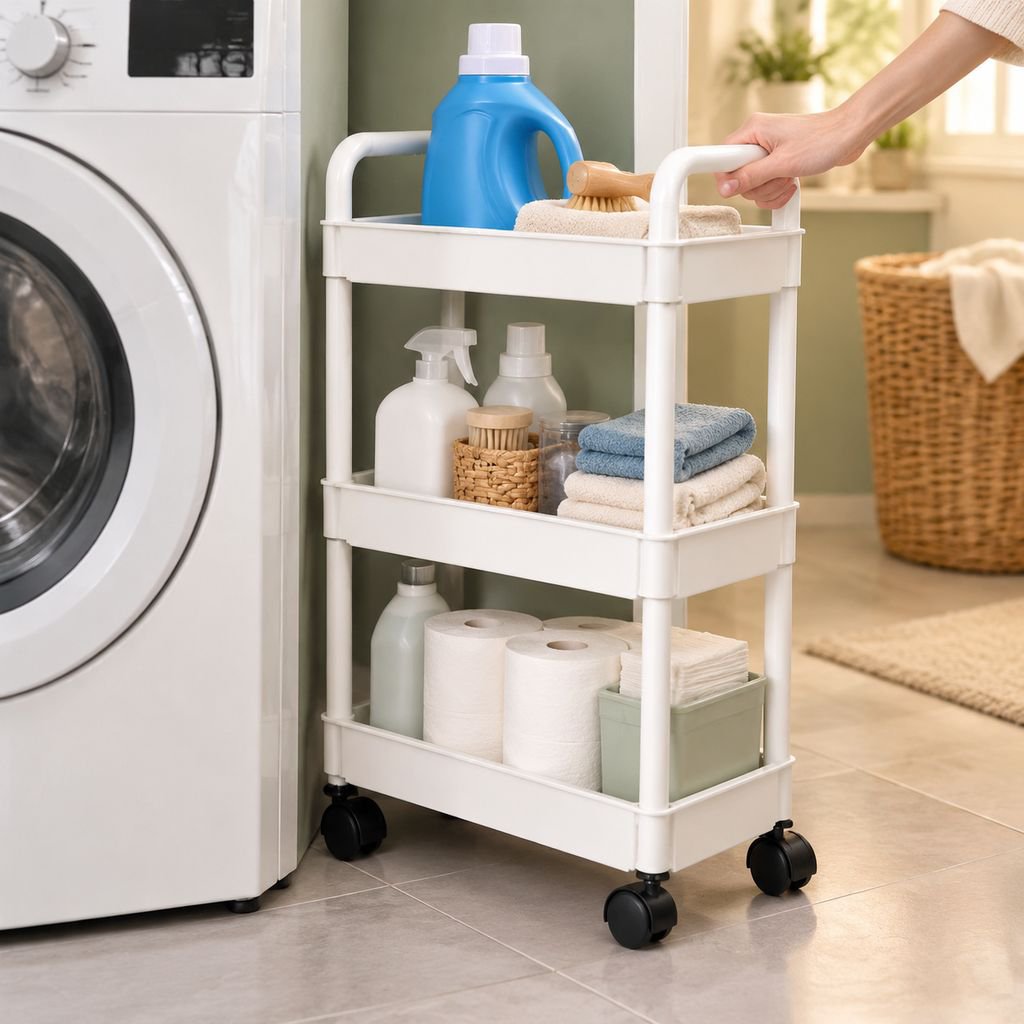 Removable storage organizer for tight spaces