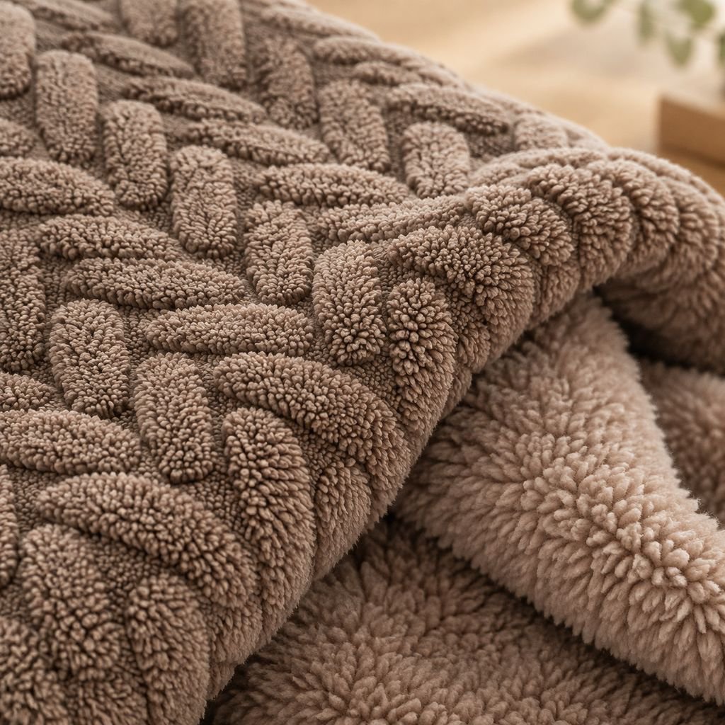 高重量ファライベルベットジャガードブランケット 多用途カバー