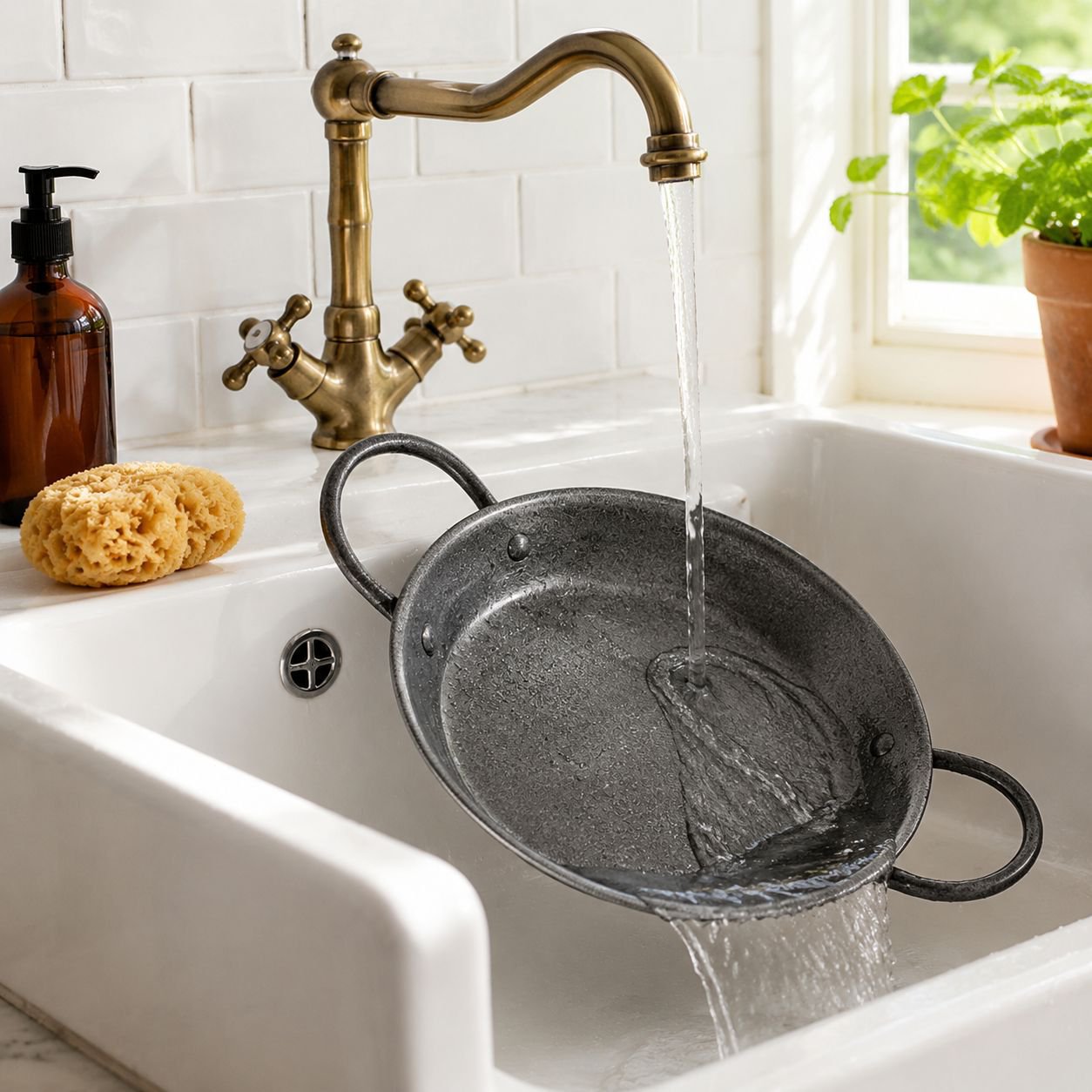 Double-handled retro serving platter for home