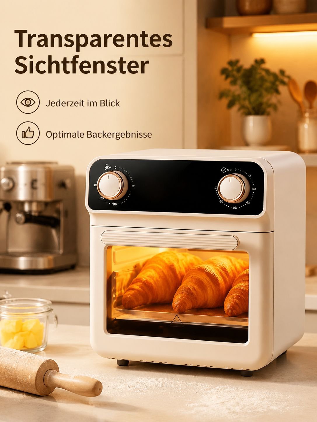 Große elektrische Fritteuse mit Mehrfachfunktion