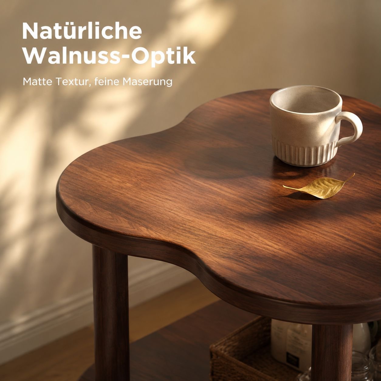 Kleiner Couchtisch/Quadratischer Wohnzimmertisch