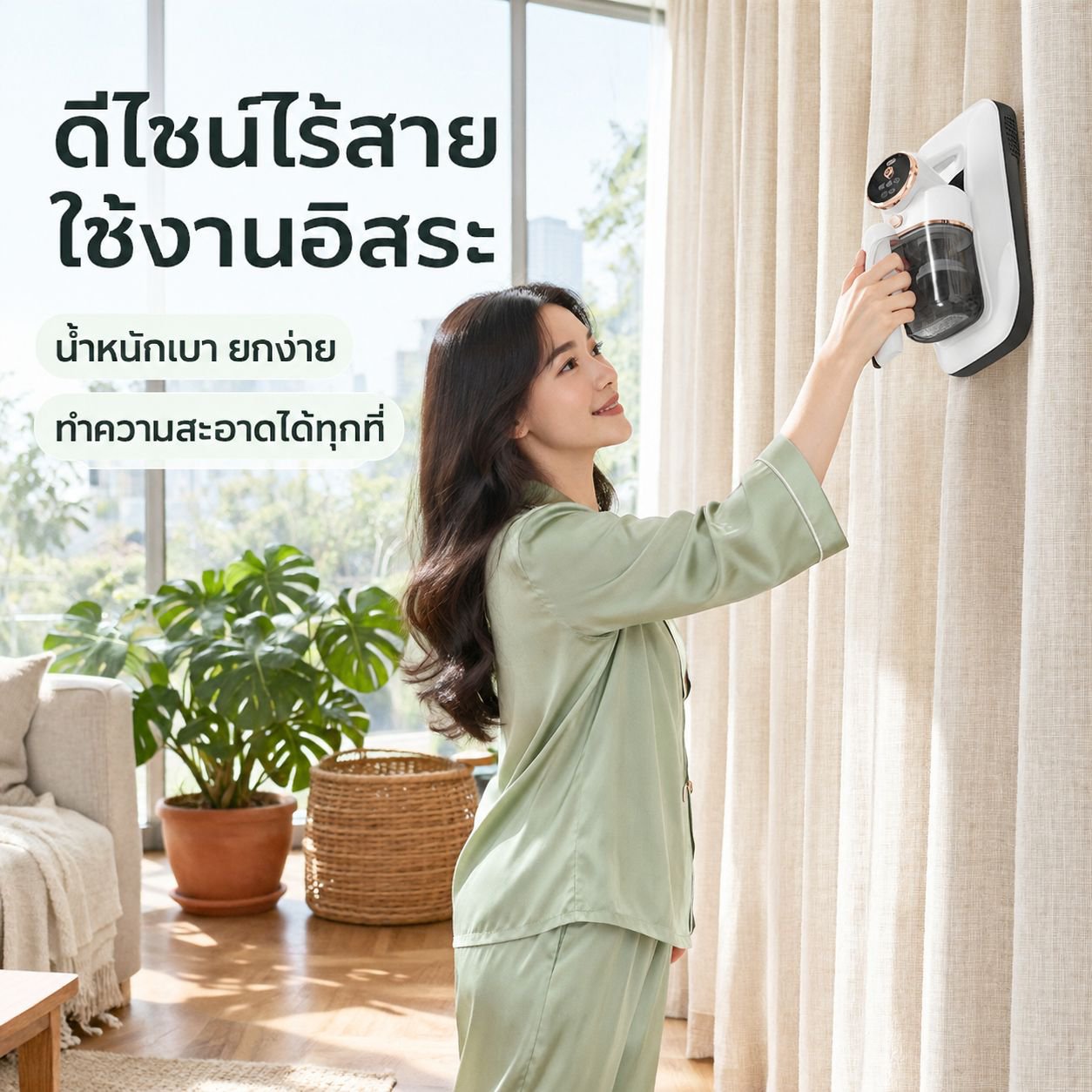 เครื่องดูดฝุ่นมือถือหัวคู่พลังแรง