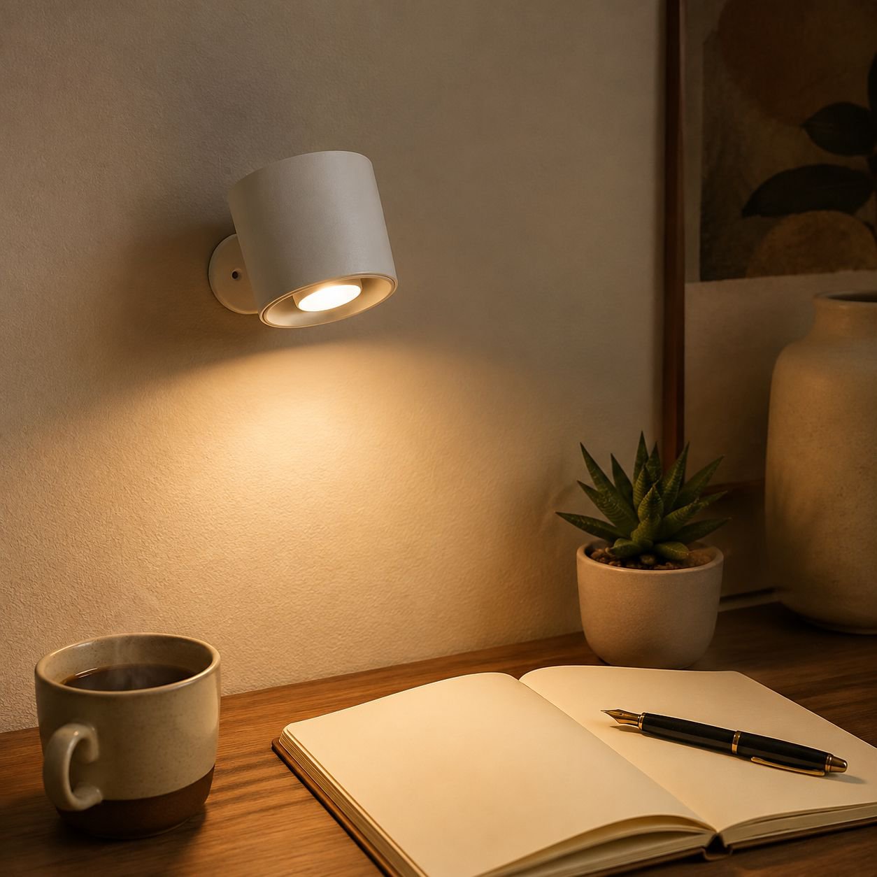 Luminarias funcionales de pared