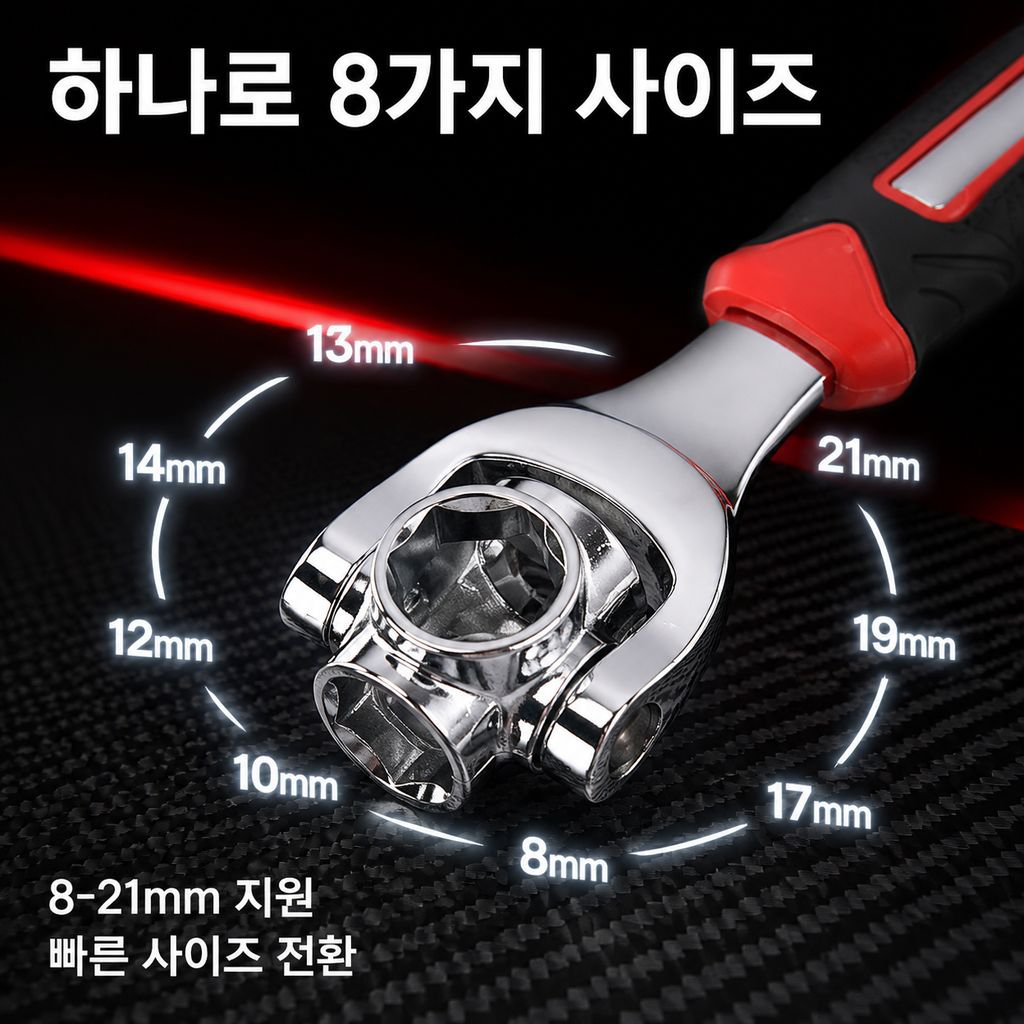 다기능 8-in-1 소켓 렌치