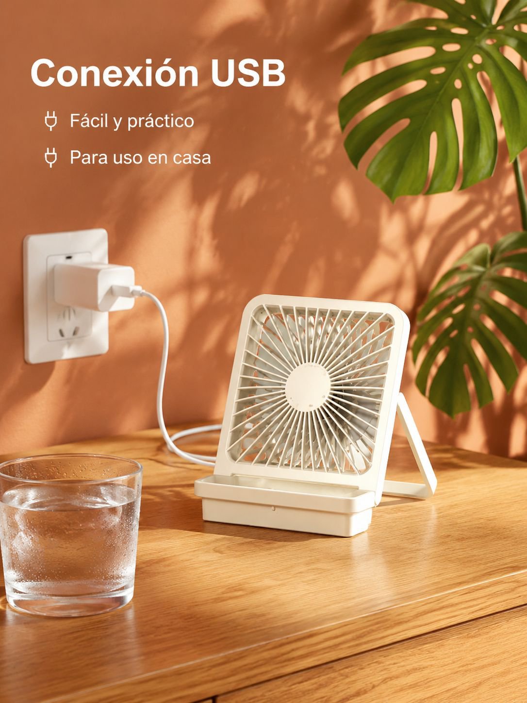 Ventilador portátil ligero y fácil de transportar