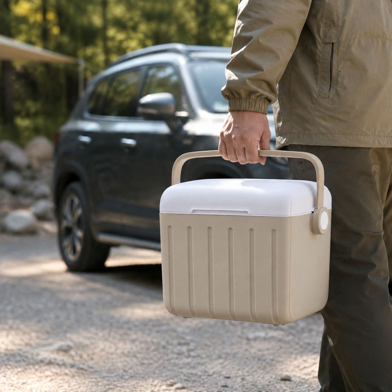 Multi-functional Portable Car Cooler Box