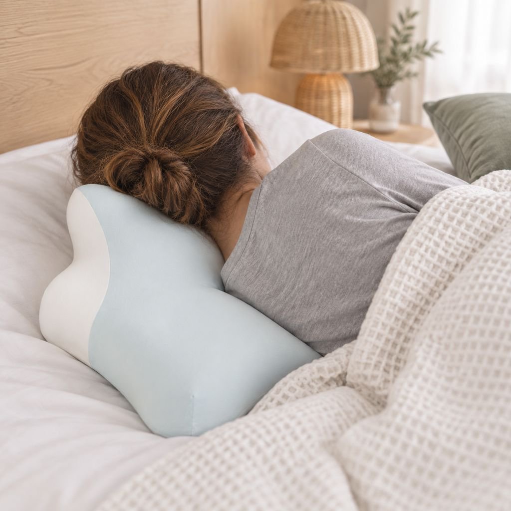 Almohada de memoria multifuncional, almohada de protección para el cuello multipostura