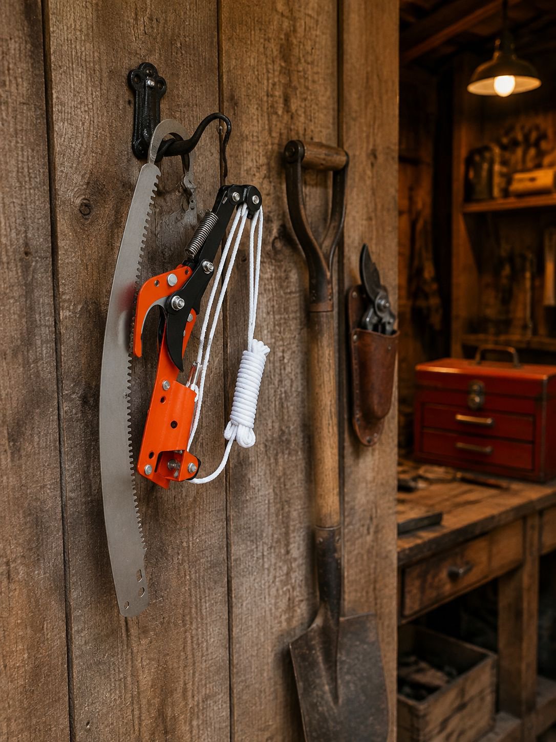 Versatile pruning shears for fruit trees and shrubs