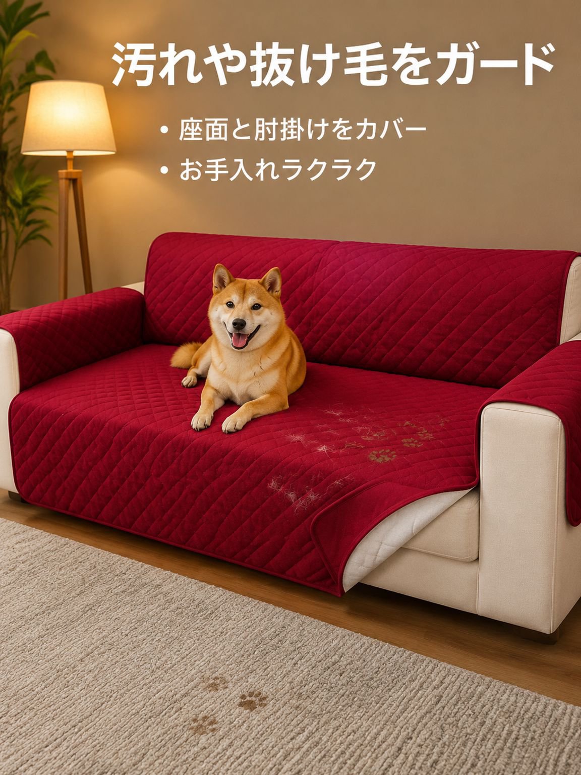 多機能ペットソファ保護カバー