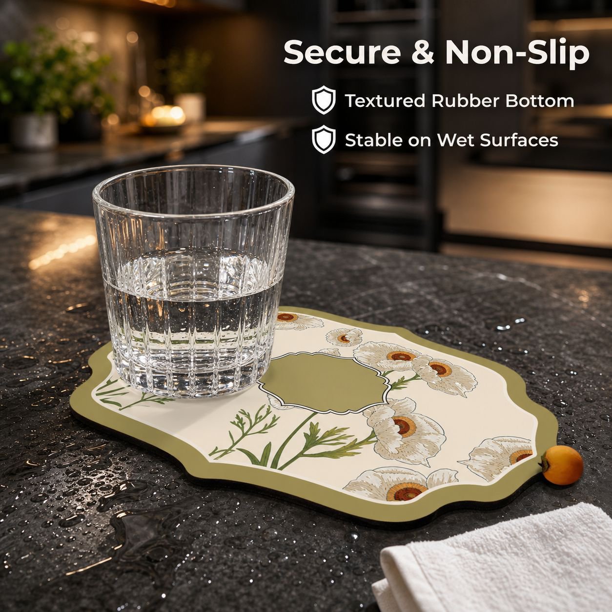Multi-Functional Diatomaceous Absorbent Table Heat Mat