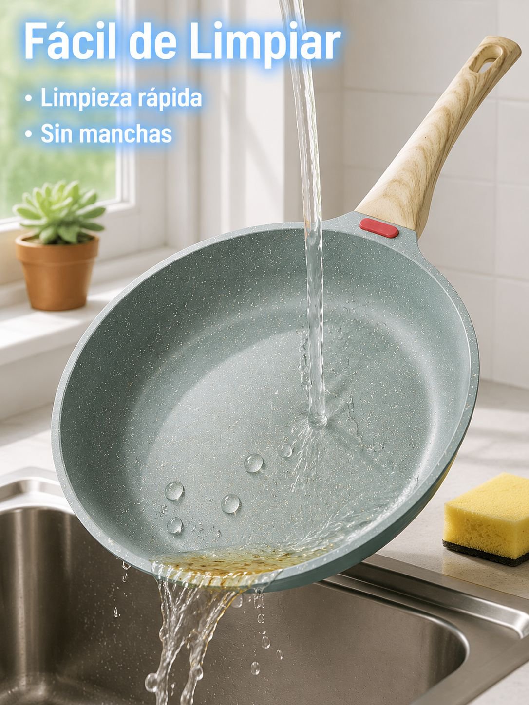 Sartén antiadherente de aleación de aluminio