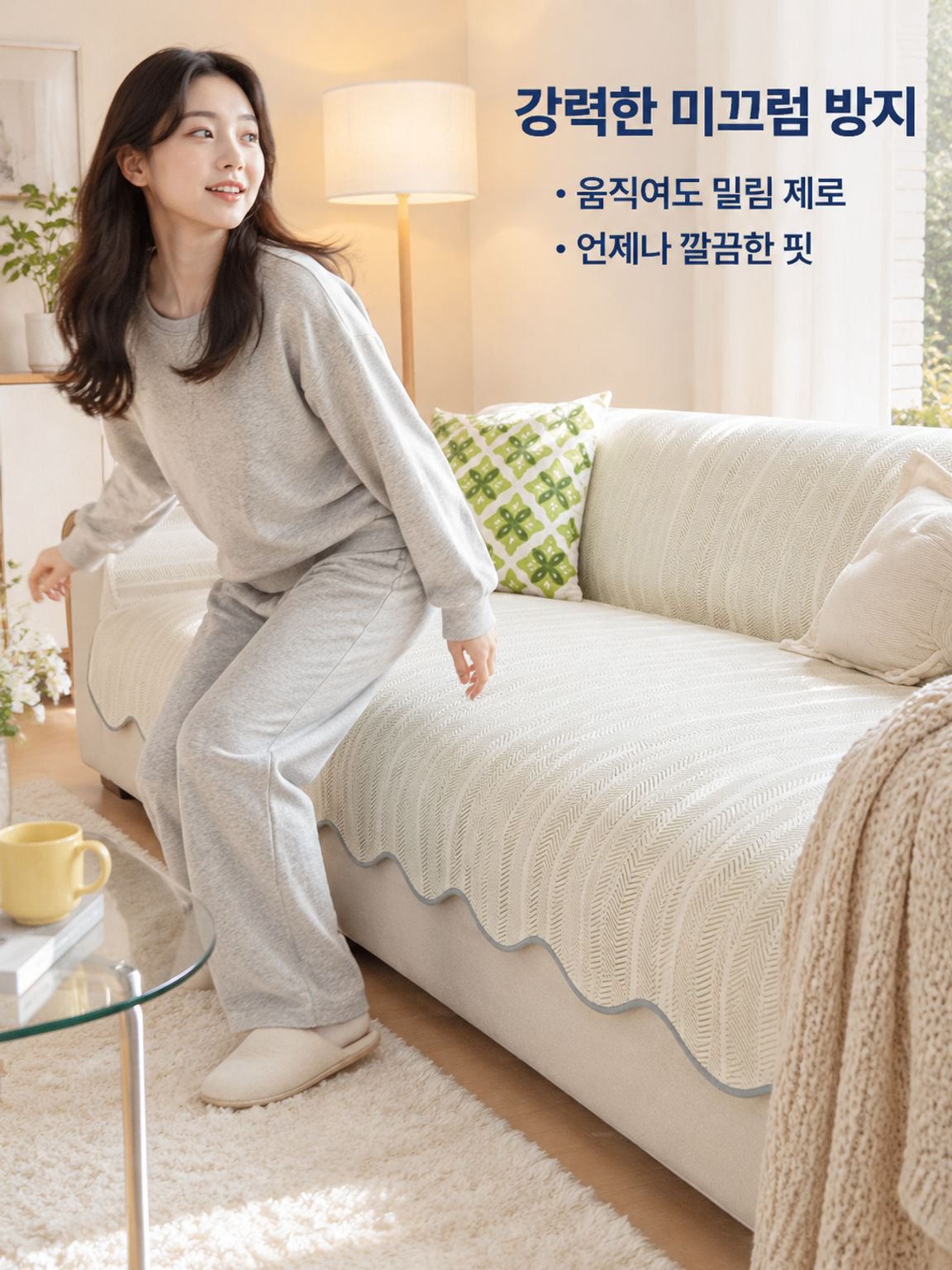 미끄럼 방지 소파 쿠션