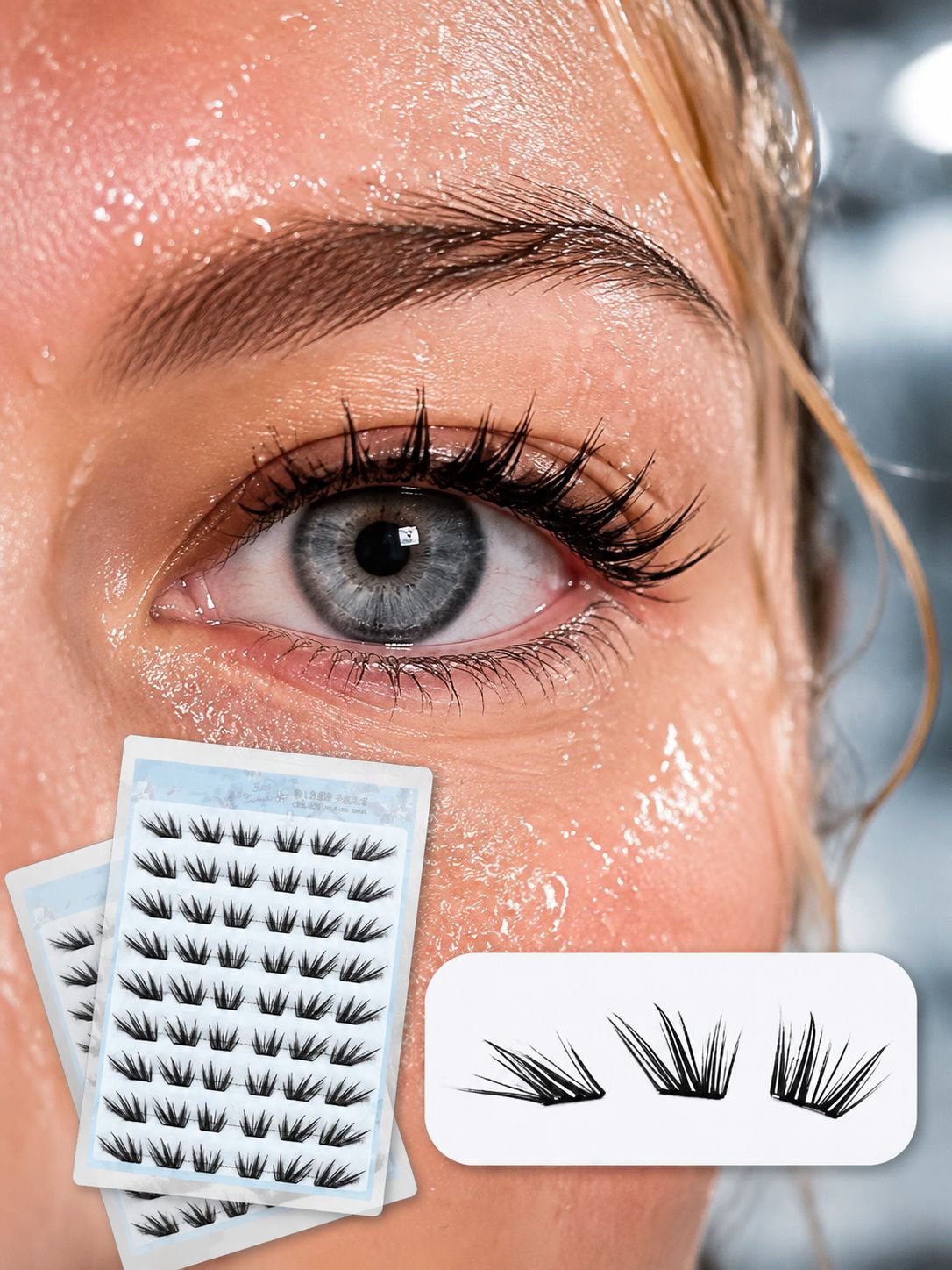 Natural look beginner-friendly eyelashes for mature women