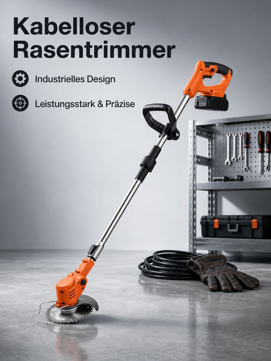 Leichter kabelloser Rasentrimmer für den Hausgebrauch