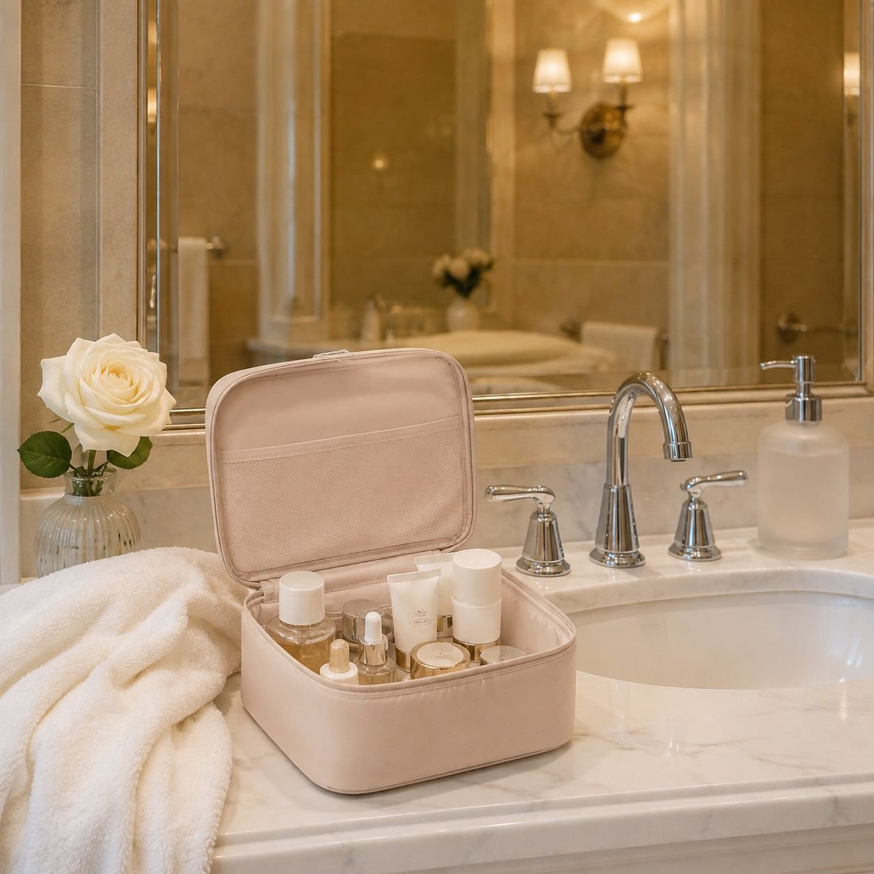 Accessoires de voyage : pochettes de rangement compactes