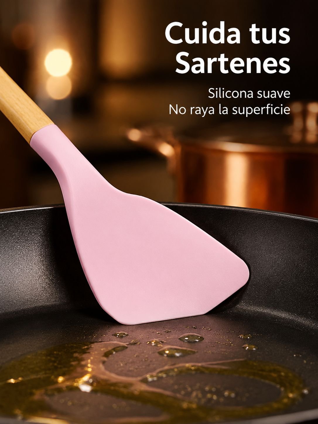 Set de utensilios de cocina de silicon