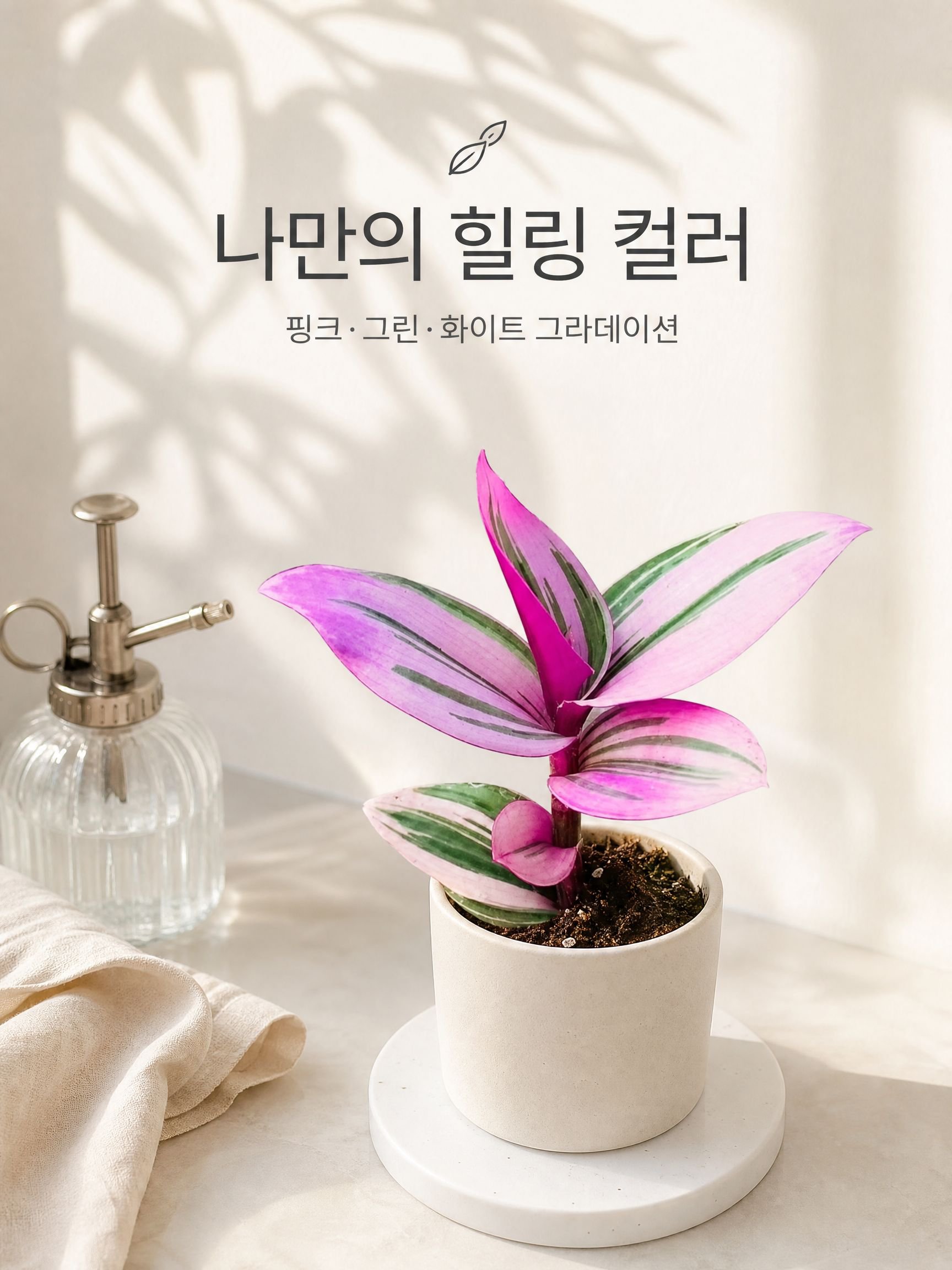 사계절 녹색 식물 및 화분 식물