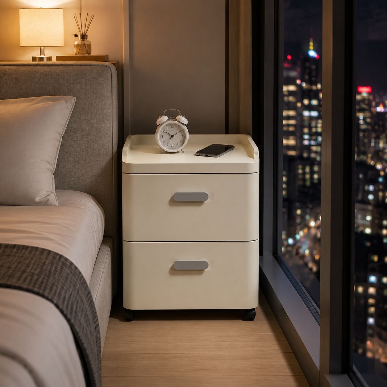 Contemporary storage cabinet with ample space