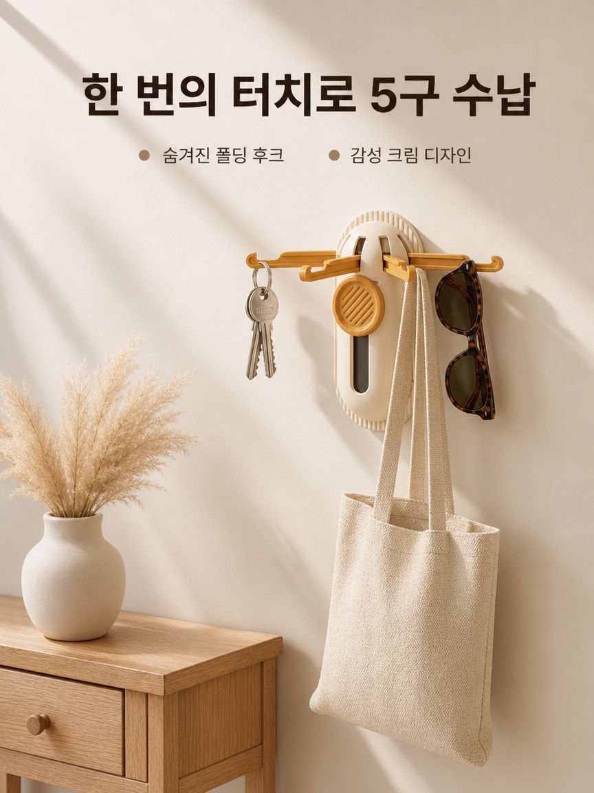 길이조절 다용도 오지 후크