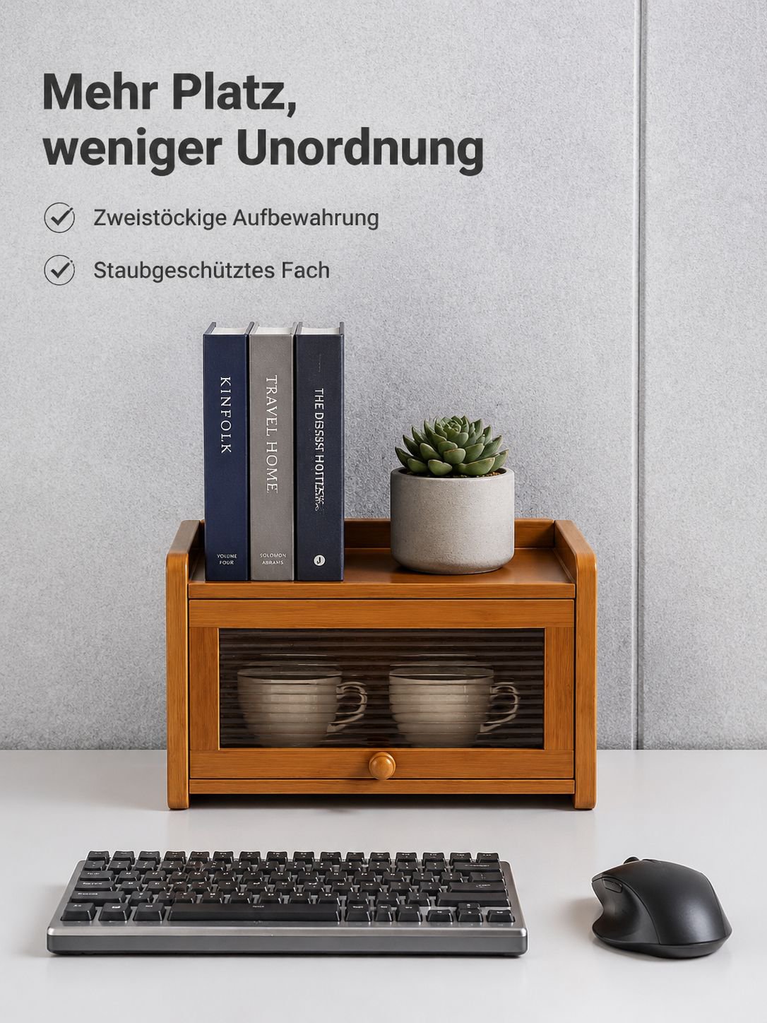Tischbecherhalter Ablagefach Organizer-Tisch