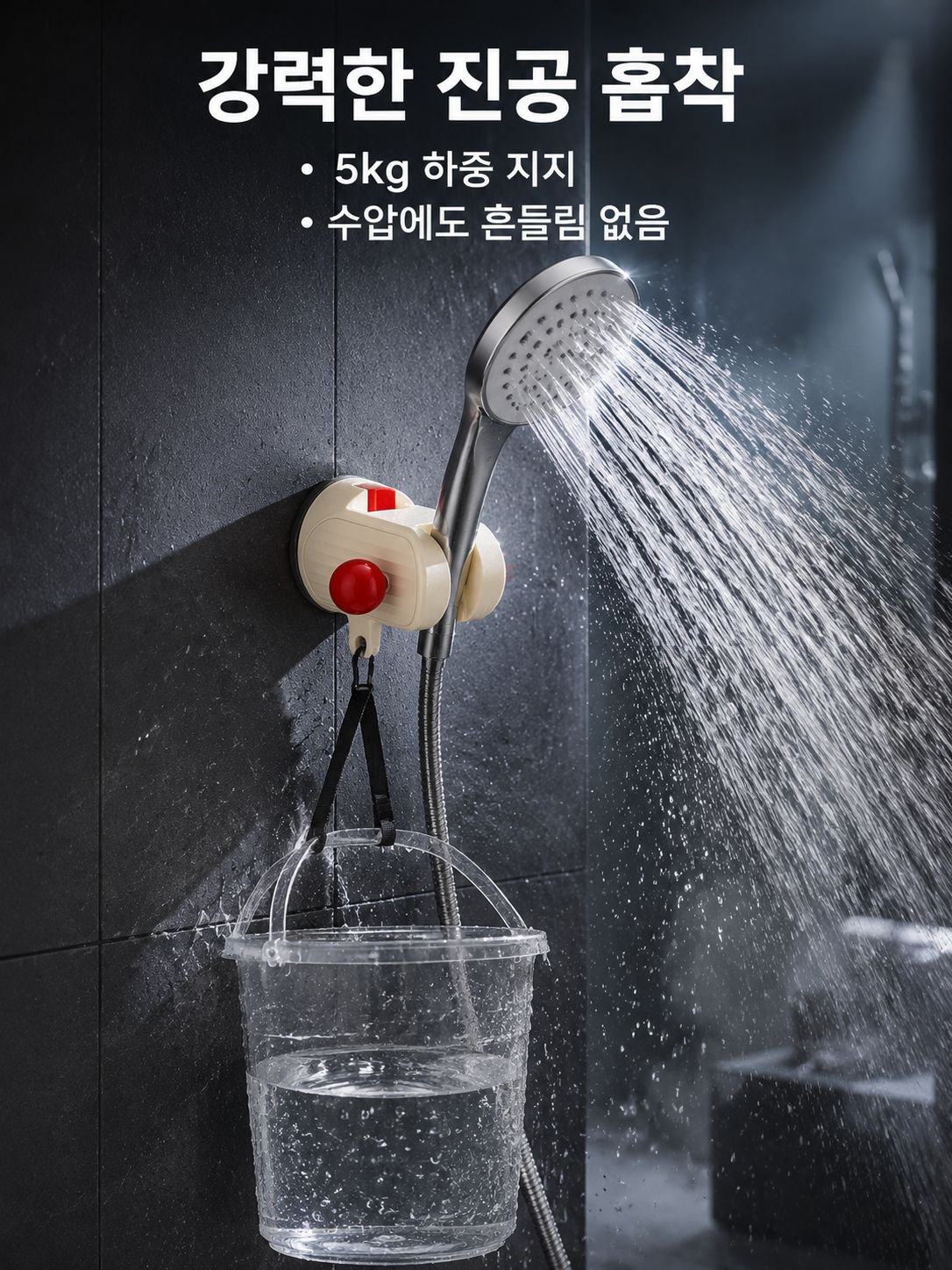 흡착식 샤워헤드 홀더