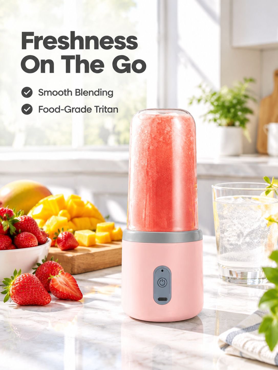Portable Outdoor Rechargeable Juicer Cup